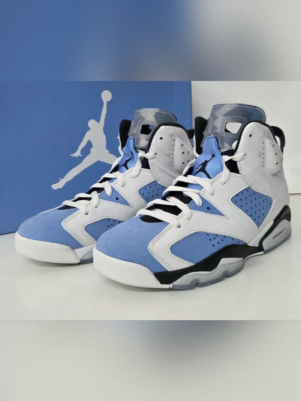 Air Jordan 6 “UNC” University/Blue/White CT8529-410 Sz 8.5 Womens 10